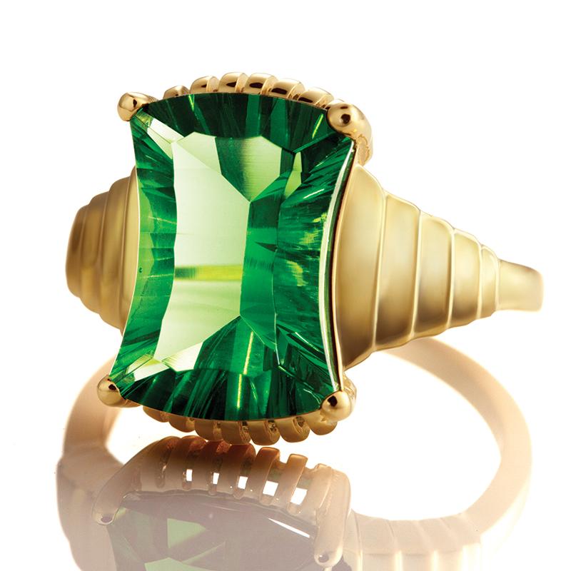 Helenite Phoenix Ring
